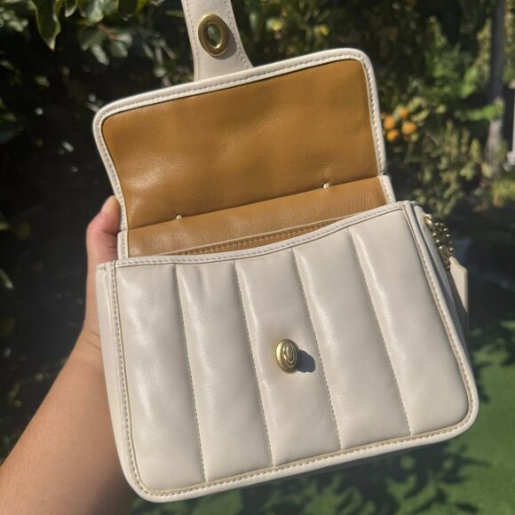 Coach Willis Top Handle 18 With Quilting C3844 (Modern Winnie) - Picture 5 of 8